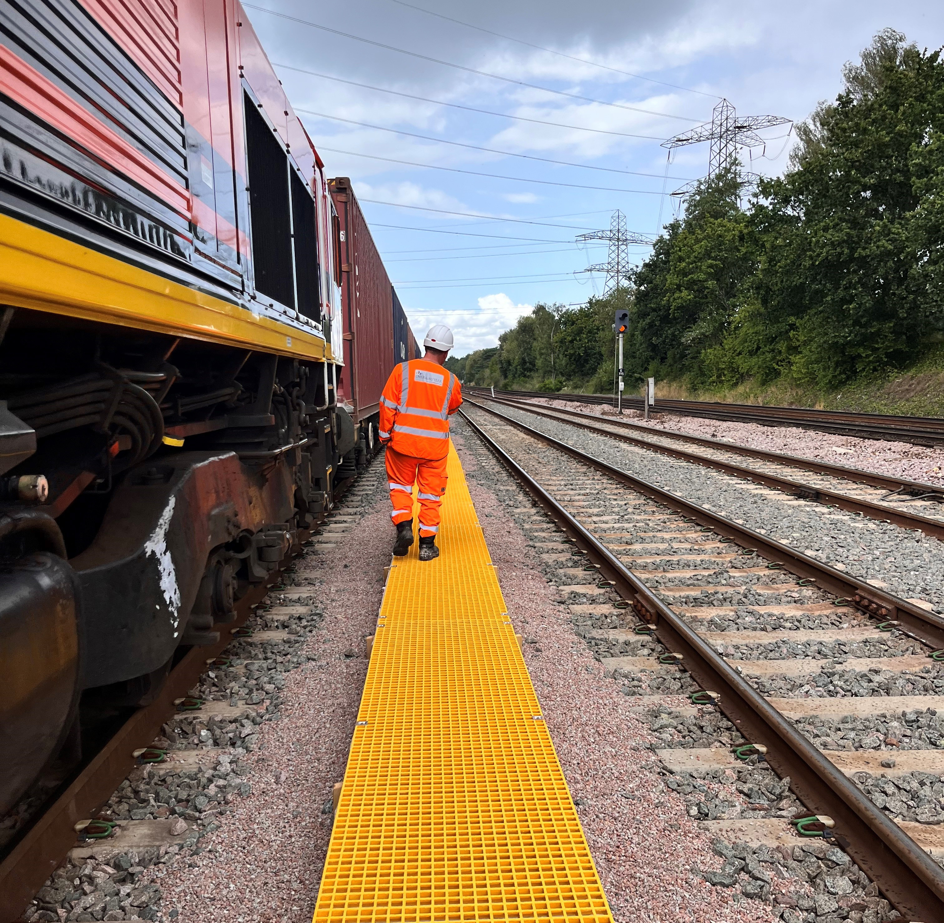 Delivering safer walkways for freight operating staff